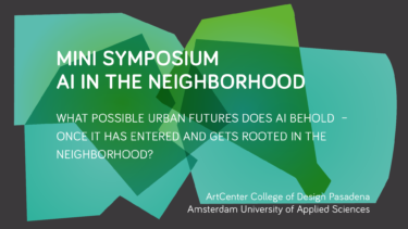 MINI-SYMPOSIUM | AI in the Neighborhood